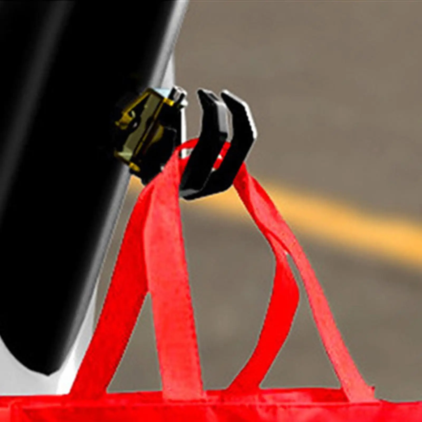 

Durable Metal Bottle Hanger Double Hook Mount for Motorcycle Luggage Helmet Pouch Folding Helmet Accessory