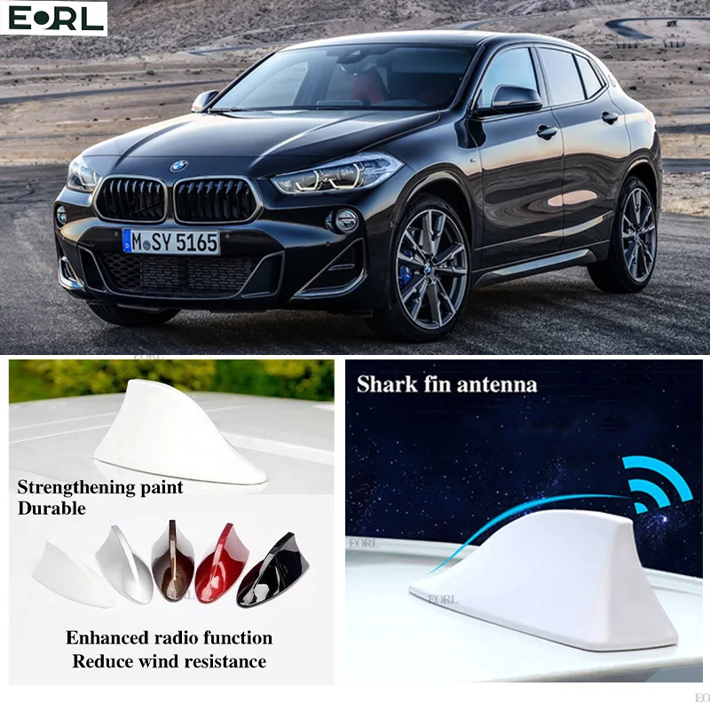 

For BMW X2 Shark Fin Antenna FM Signal Super Aerials Amplifier Waterproof Signal Amplifier FM/AM Radio Aerials