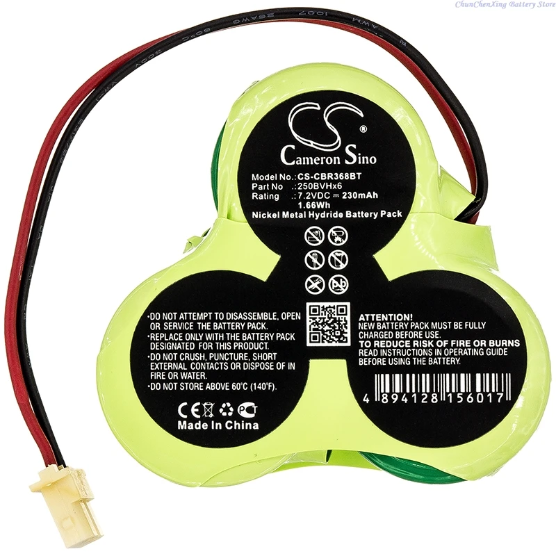 7.2V 230mAh Alarm System Battery 250BVHx6 for Cobra G368 G198 4198 4138 4138HF +TOOL