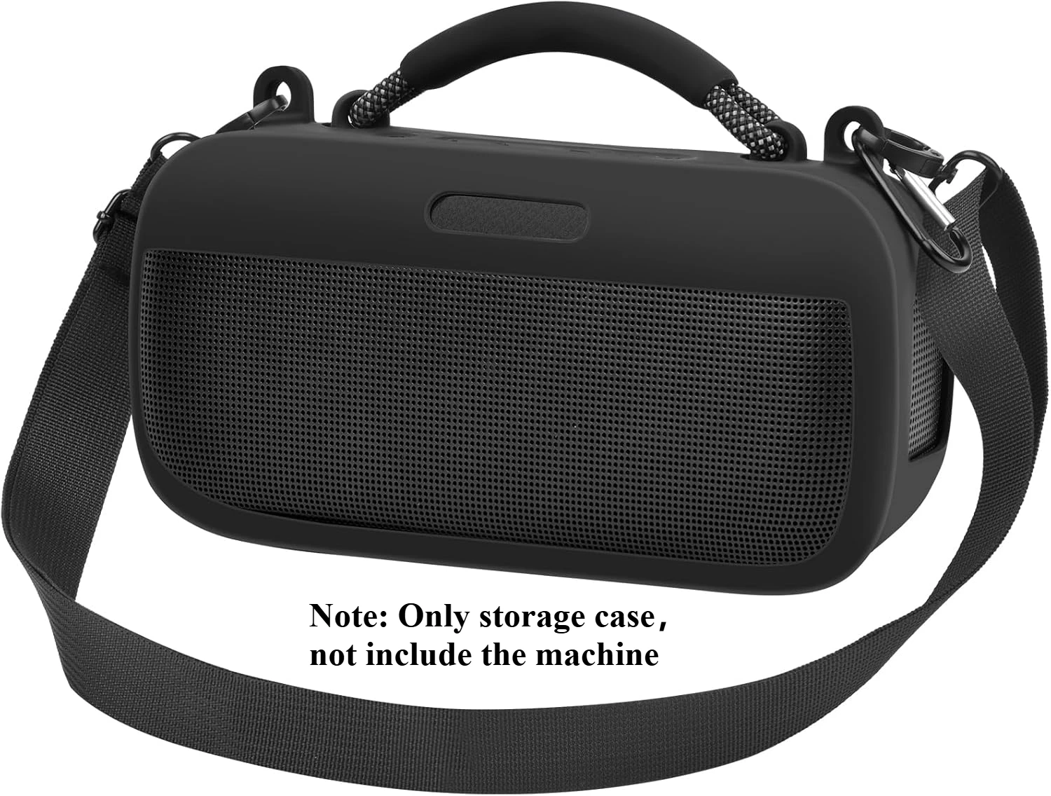 

（Case only）Silicone Protective Cover Case for Bose SoundLink Max Portable Speaker with Travel Carrying Shoulder Strap