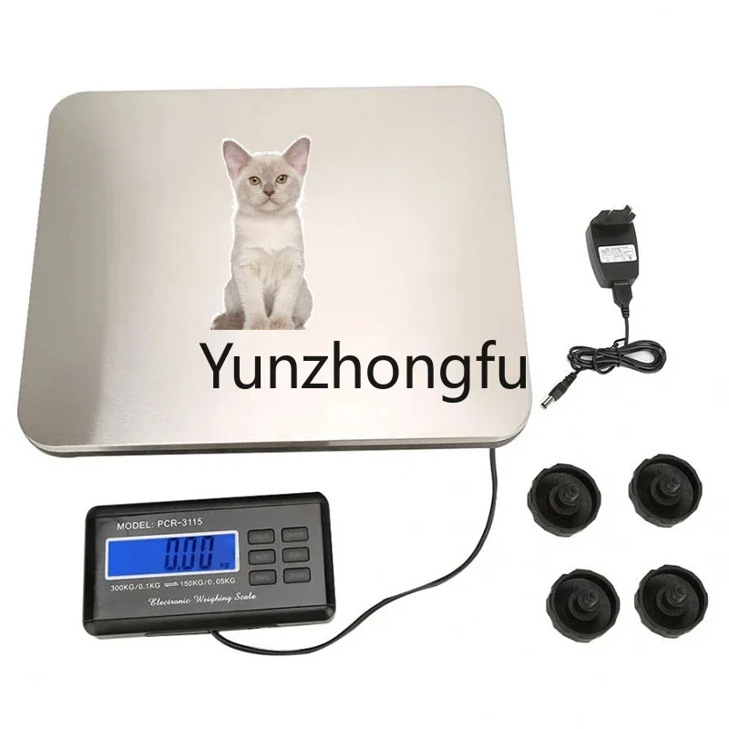 Automatic Weighing Machine Veterinary Clinic Vet Weighing Tool Portable Dog Scale Capacity 200kg