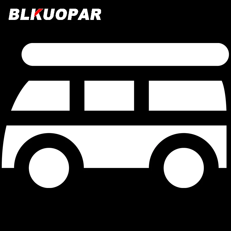 BLKUOPAR For Van Travel Car Stickers Waterproof Personality Decals Fashionable Windows Surfboard Skateboard Decor Car Label