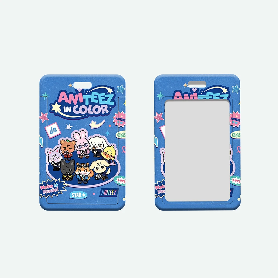 Ateez Aniteez K-pop Porta-Cartões, Protetores de Photocard