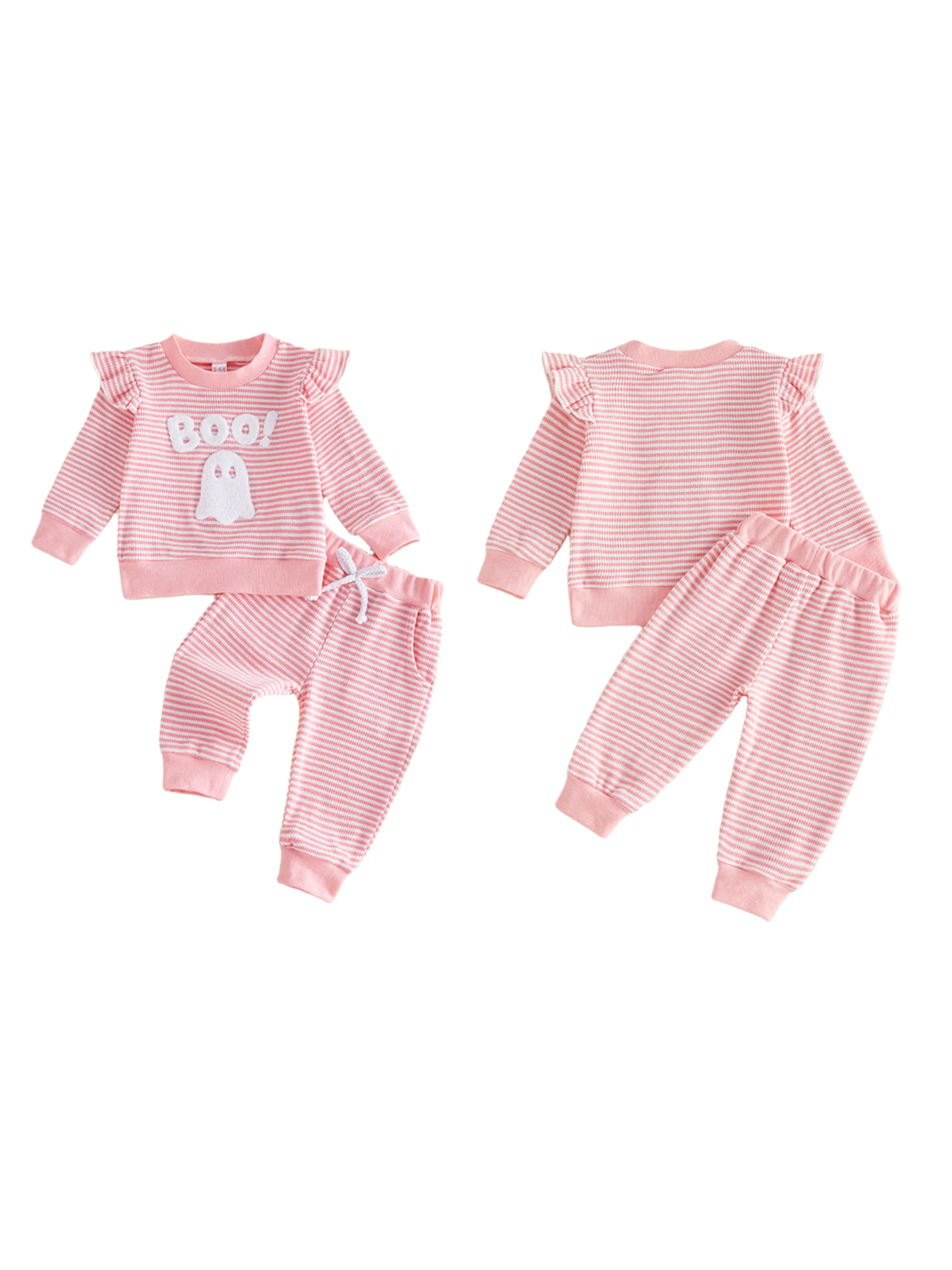 

Adorable Infant Girls Thanksgiving Costume Set with Turkey Embroidery Long Sleeve Top and Pants for Fall Celebrations