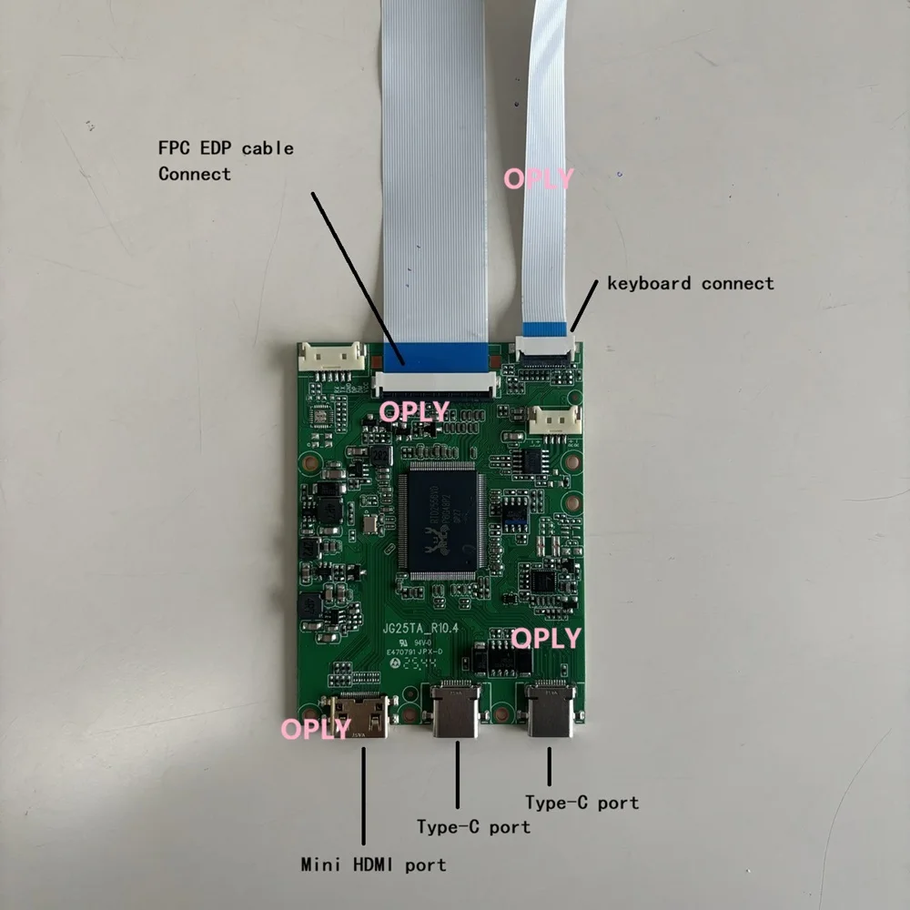Kit USB-C EDP Controller Board for 1536*2048 Ipad 5 Ipad air 1  2 Type-C mini HDMI-compatible LED Panel