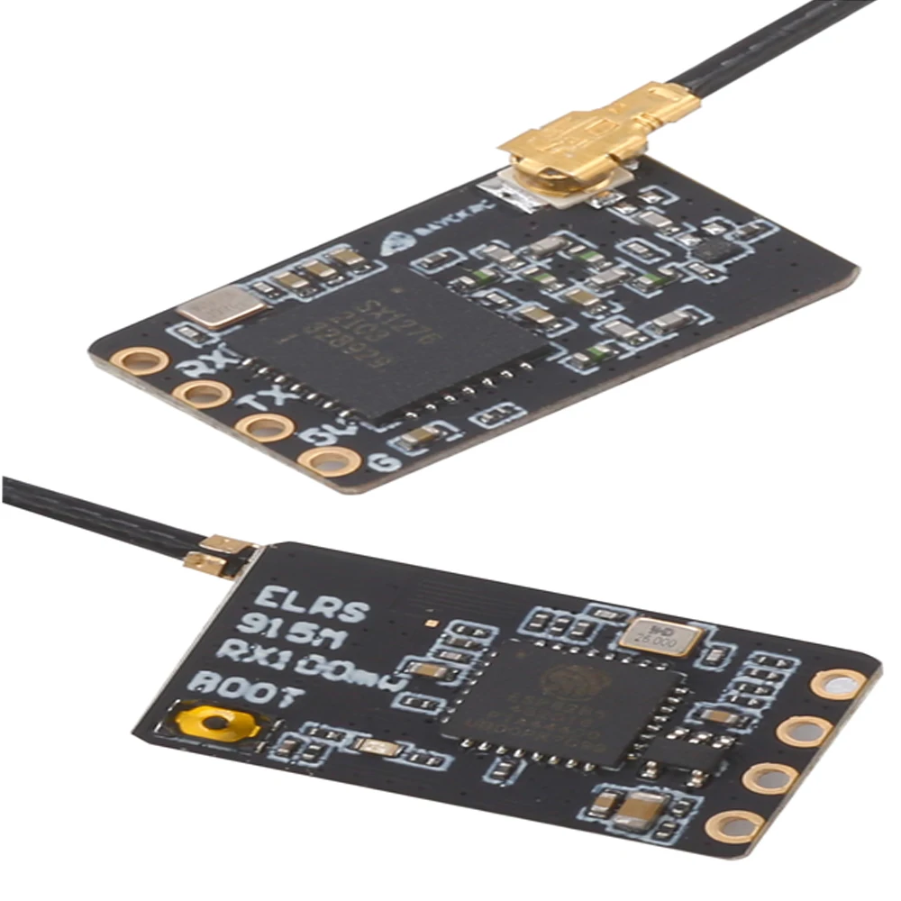 ELRS 915MHz / 2.4GHz NANO ExpressLRS Receiver With T type Antenna Support Wifi Upgrade for RC FPV Traversing Drones Parts