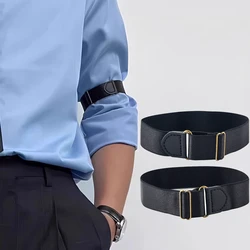 2pcs/pair Elastic Armband Shirt Sleeve Holder Sleeve Garters for Women Men Formal Wedding Cocktail Party Event Arm Cuffs Bands