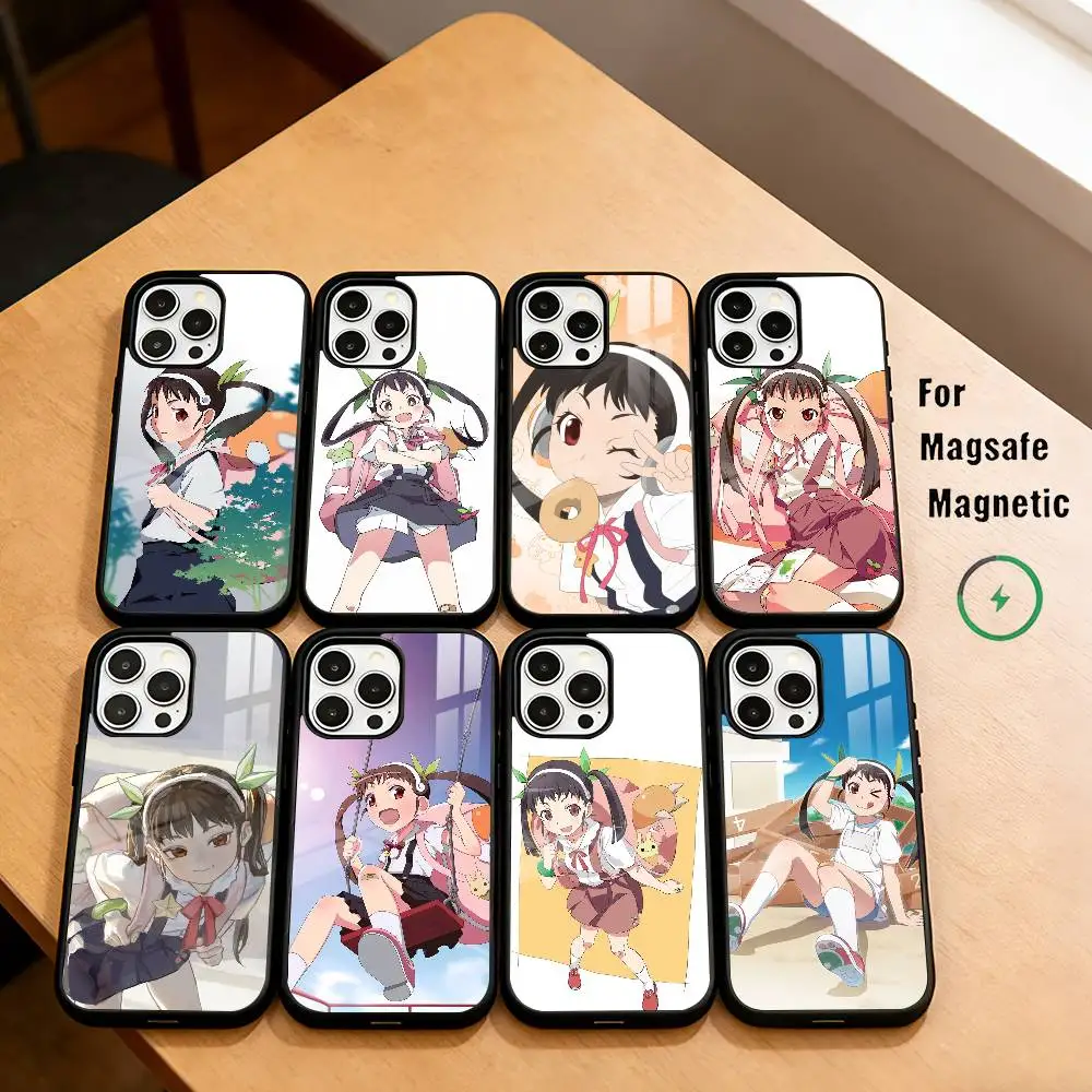 

C-Cute M-Mayoi Hachikuji Phone Case For iPhone17,16,15,14,13,12,11 Plus,Pro Magnetic with Magsafe Wireless Charging