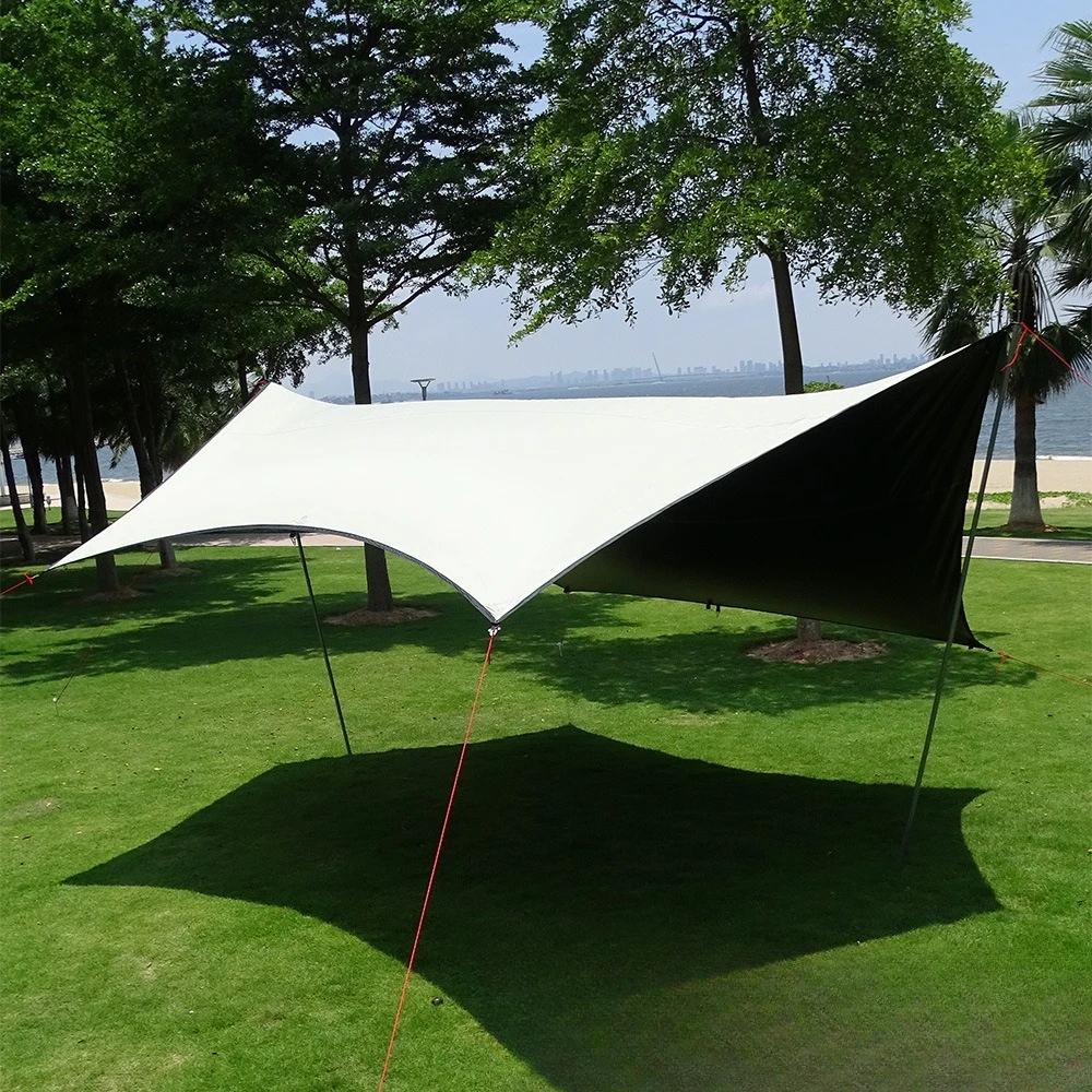 

Vinyl canopy tent, butterfly camping waterproof sunscreen encrypted Oxford lattice, full blackout outdoor picnic awning