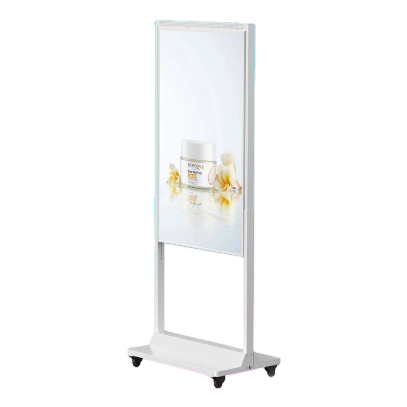 

43-дюймовый сенсорный экран с подвижным вращением, цифровая рекламная машина для вывесок, настенный ЖК-дисплей, пульт дистанционного управления, использование лифта