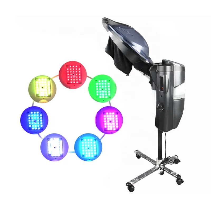 Professional Portable Micro  Salon 7 Color Infrared Light Function Ozone Operating System