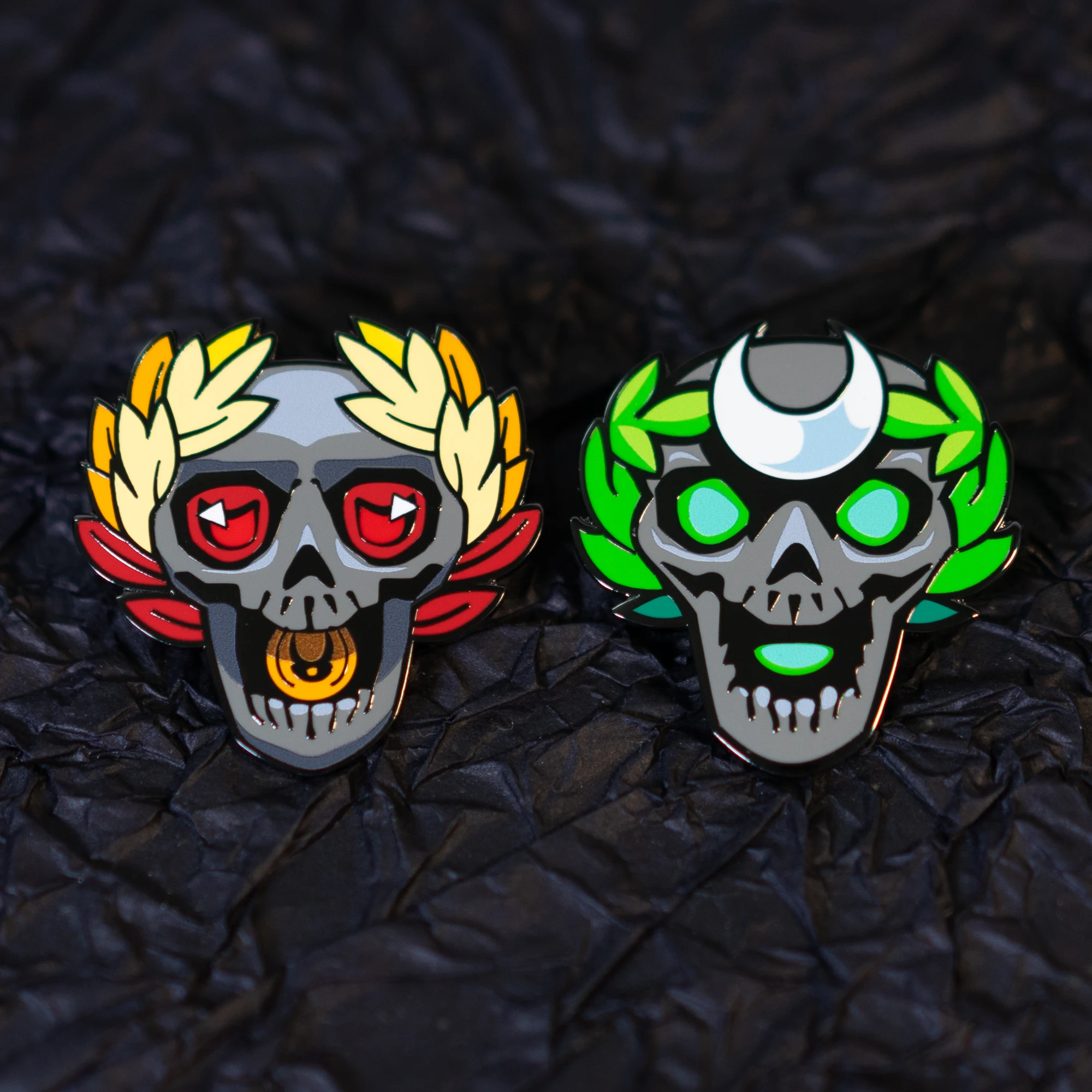 Hades 2 Hades Steam Switch Game Skull Badge Brooch Jewelry Pins Brass Metal Decorations Merch