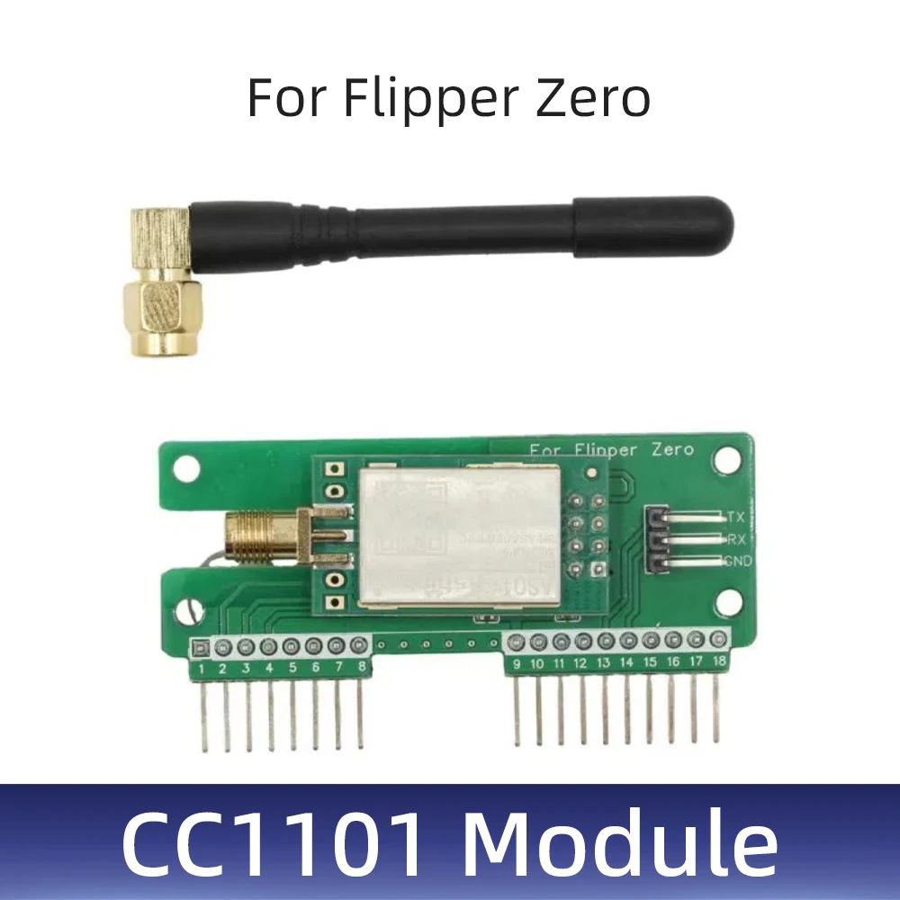 For Flipper Zero CC1101 Module, The SubGhz GPIO 433Mhz Antenna, WiFi Esp32 Development board, Flipper Accessories