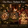 Acrylic Material Christmas Ball Ornament with Light Transparent Design Hanging Christmas Decoration 8CM Size Santa Claus Pendant 5