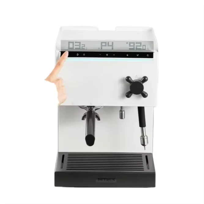 

New 15 Bar Dual Pump Espresso Machine With 3 Thermoblocks Adjustable Pre-Infusion & LED Display