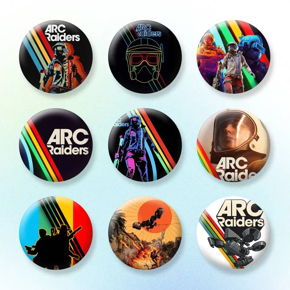 

Game A-ARC R-Raiders Brooches Cartoon Badge Pins Backpack Hat Accessories Friend Gift