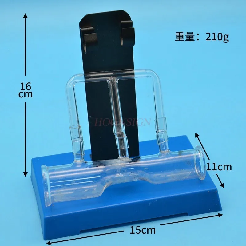 between fluid velocity and pressure Physics experimental equipment for demonstrating the relationship