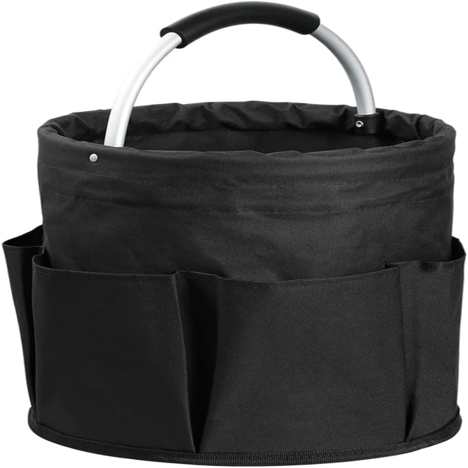 

Convenient Large Foldable Grey Outdoor Garden Tool Organizer Basket with 17L Capacity - Perfect Storage Solution for Tools at Ya