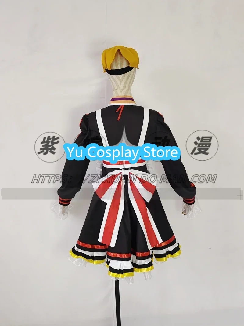 AIKIYO FUUKA Cosplay Costume Game Blue Archive Cosplay Cute Party Dress Maid Suit Halloween Carnival Uniforms Custom Made