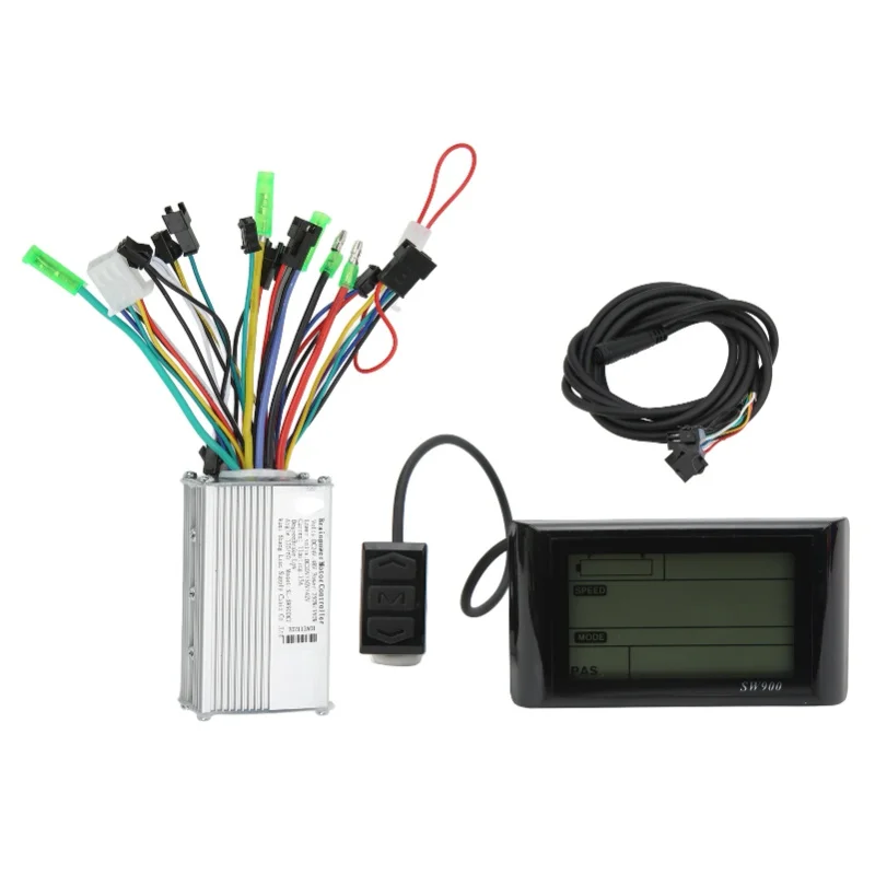 

24V-48V 250W/350W Electric Cycle Brushless Controller SW900 LCD Display Panel Kit For 22.2mm Handlebars
