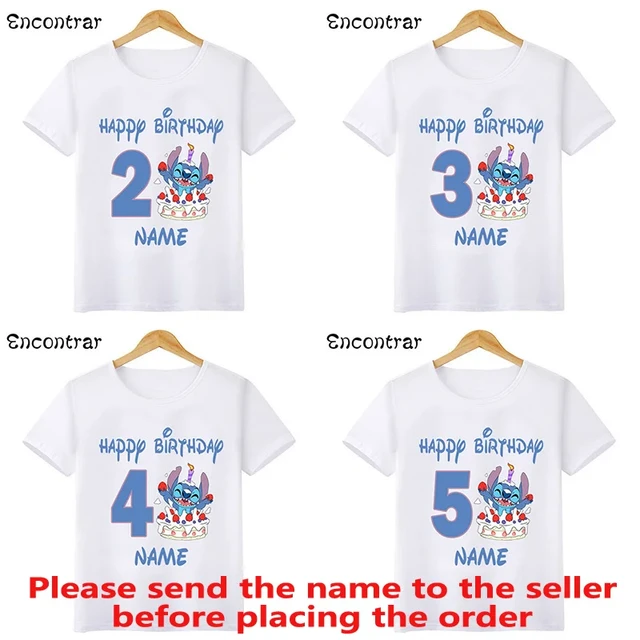 Camisas de stitch para cumpleaños sales