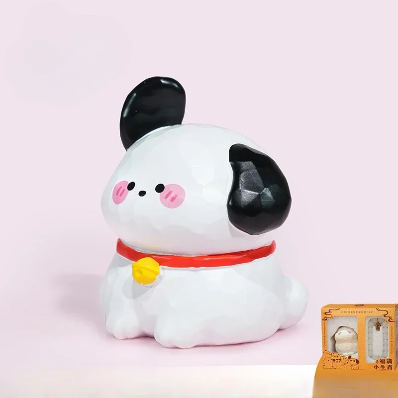 Seria zwierząt zodiaku drewniane miniaturowe śliczne figurki tygrysów dekoracja wnętrz śliczne prezenty urodzinowe dla dzieci sprzedaż hurtowa 2024