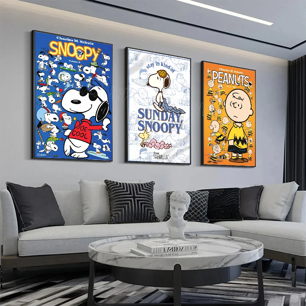 S-Snoopy Poster Wall Art Home Decor Room Decor Digital Painting Living Room Restaurant Kitchen Art