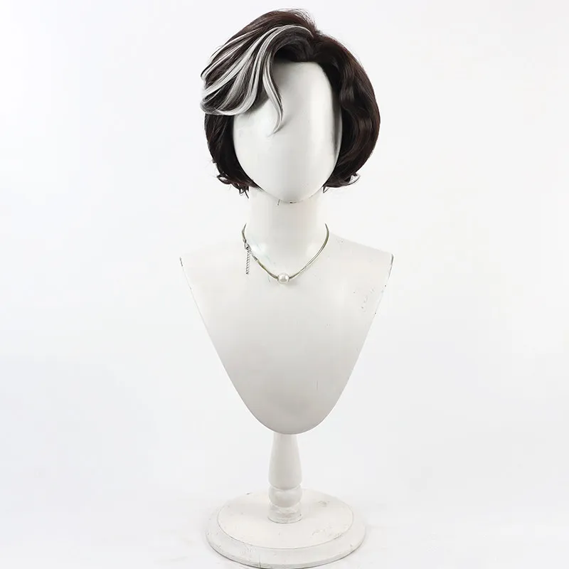 Game Clair Obscur: Expedition 33 Verso Cosplay Wig Halloween Carnival Party Prop Synthetic Hair Heat Resistant Fiber + Wig Cap