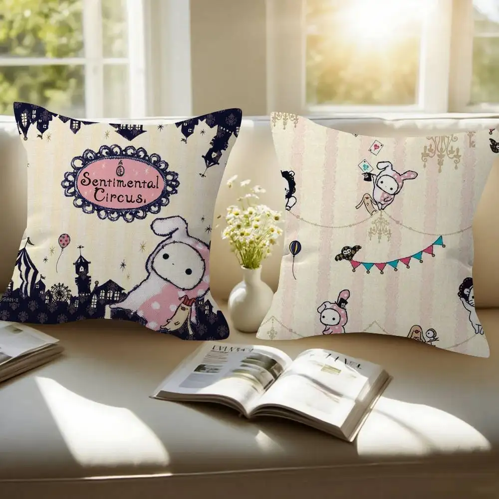 Cute Cartoon S-Sentimental C-Circus   Cushion Cover Decorative Pillow Sofa Home Decor case pillow cases