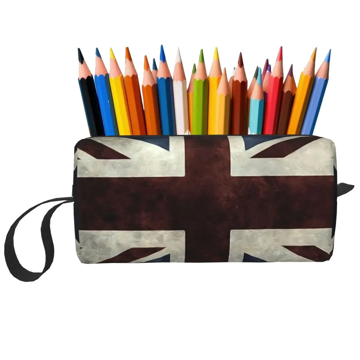 Union Jack Flag Of The UK Makeup Bag Cosmetic Organizer Toiletry Cosmetic Bag for Women Beauty Travel Pencil Case