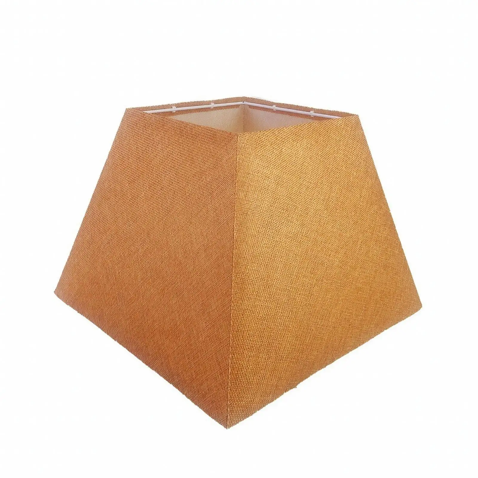Rigid Frame Cloth Lampshade Replacement Lampshade Shell Textured Tapered Lamp