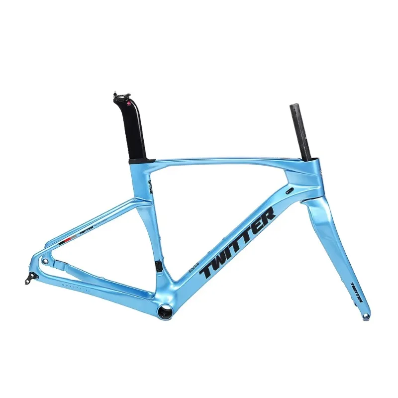 

Professional 700C Carbon Fiber Road Bike Frame Disc Brake Racing Bicycle Frameset Cycling Components Equipment Performance Parts