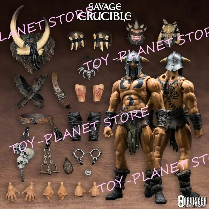 In Magazzino Harbinger Studios 1/12 7 pollici Action Figure Savage Crogiolo Varnoks Unchained Modello Anime Per I Giocattoli Regalo