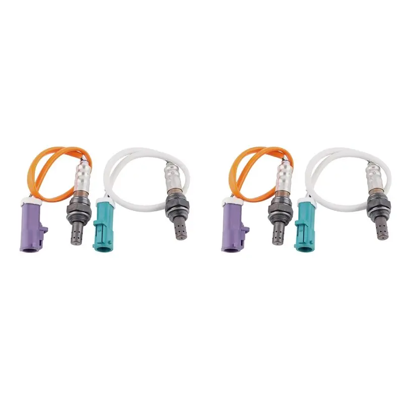 2X Oxygen Sensor For Ford Fiesta 1.6L 2011-2019 2Pcs Upstream Downstream 4Wires Front Rear Lambda 234-4493 234-4555