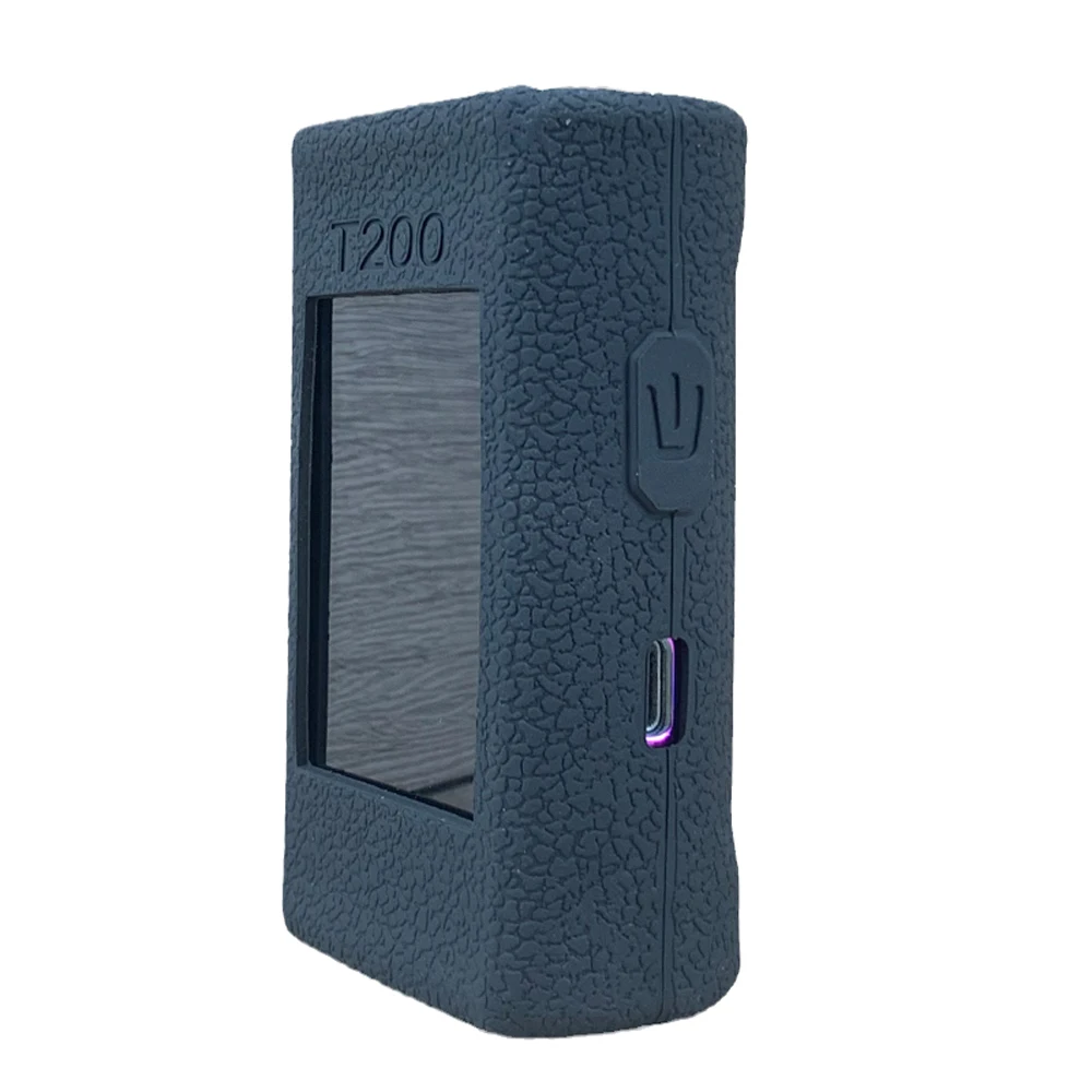Étui de protection en silicone Bergamo pour Geekvape Aegis T200 Mod Pod Kit Skin Sleeve Cover Roundgel, étui uniquement