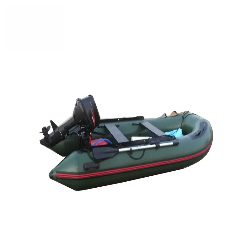 Marine special military green rubber boat, assault boat rescue boat inflatable boat outdoor adventure