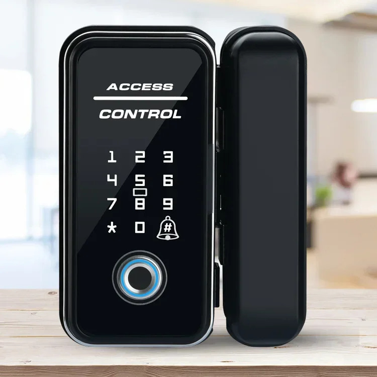 bluetooth magnetic lock smart digital fingerprint glass door lock remote office electric smart lock