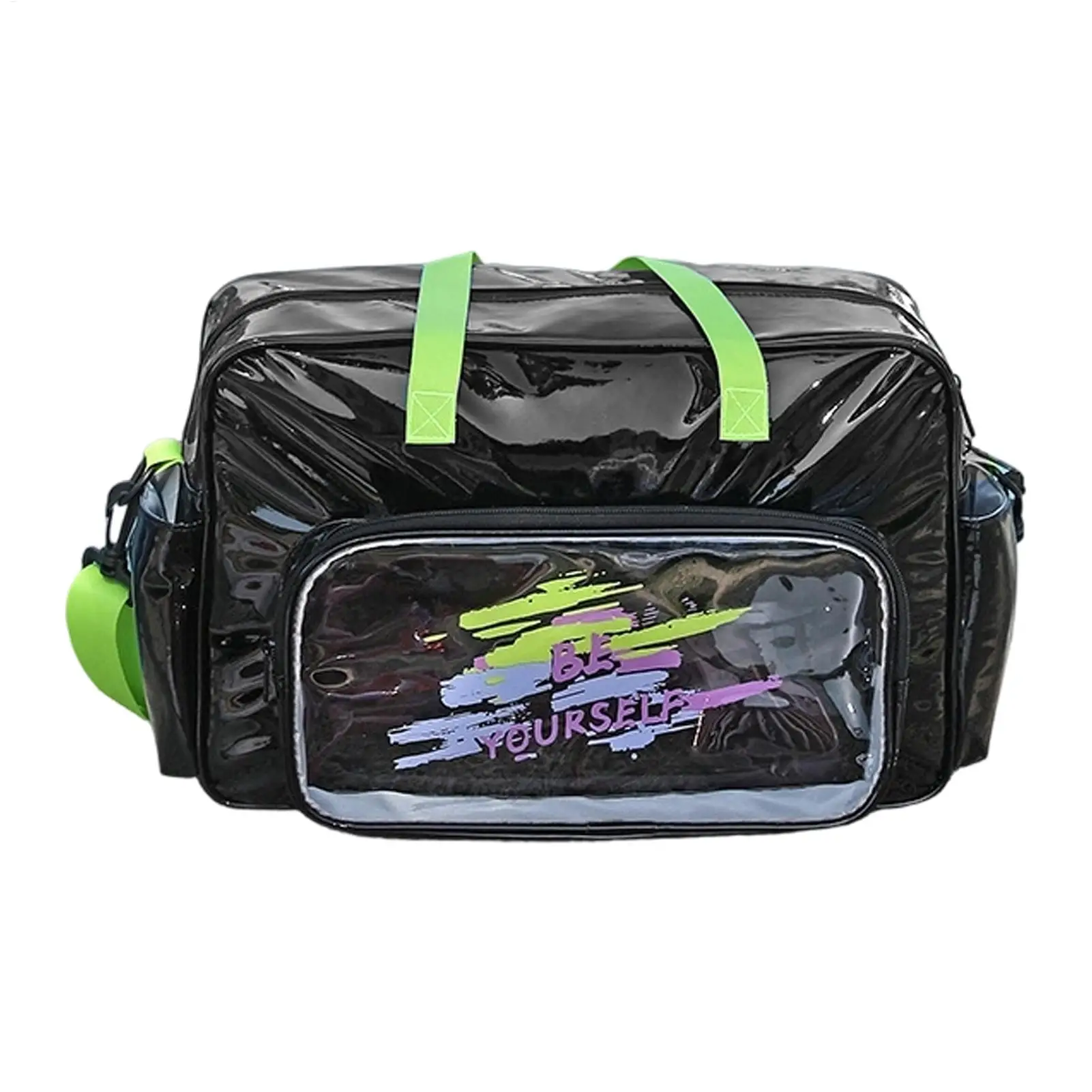 Duffle Bag Waterproof Large Capacity Storage Sling Swimming Tote Carry On Bag With Adjustable Shoulder For Shower Stadium Hiking