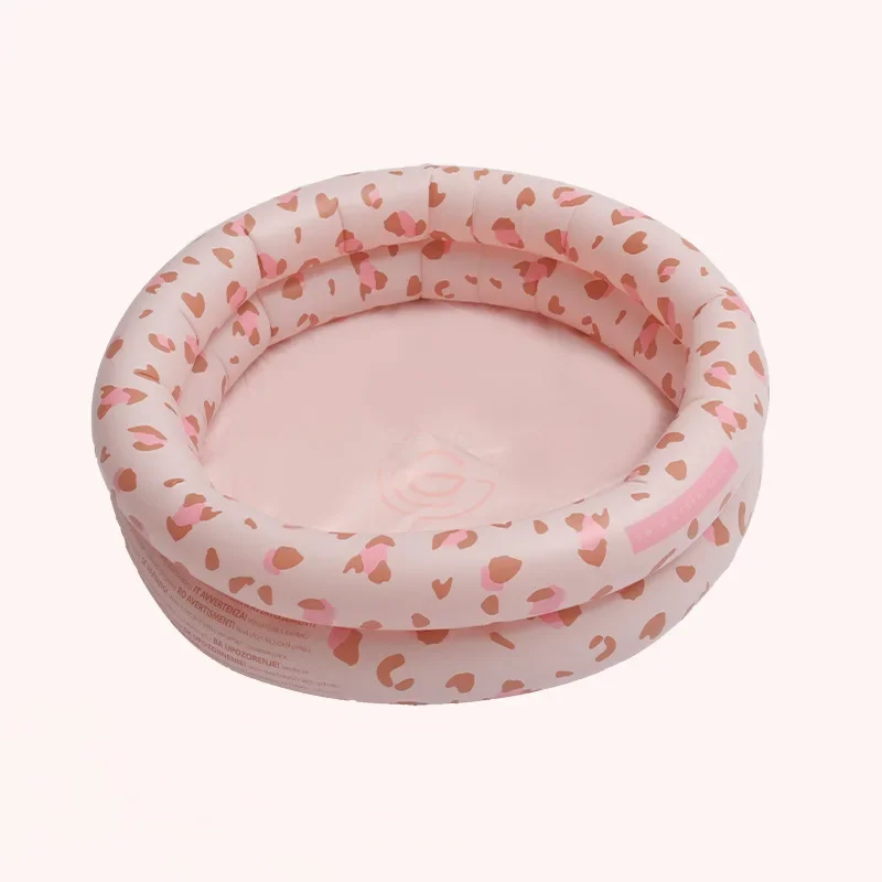 Piscina inflable para interiores y exteriores, piscina de PVC con patrón de dibujos animados, piscina gruesa para niños pequeños