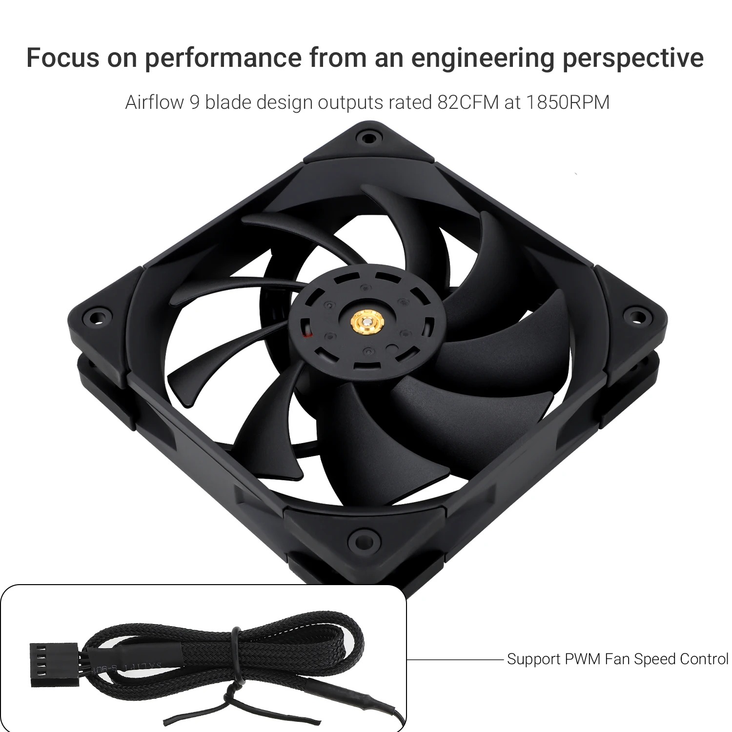 مروحة تبريد Thermalright 120 مم TL- C12 pro/pro G/PRO W مروحة تبريد وحدة المعالجة المركزية 1850 دورة في الدقيقة S-FDB تحمل 4Pin·Pwm #3