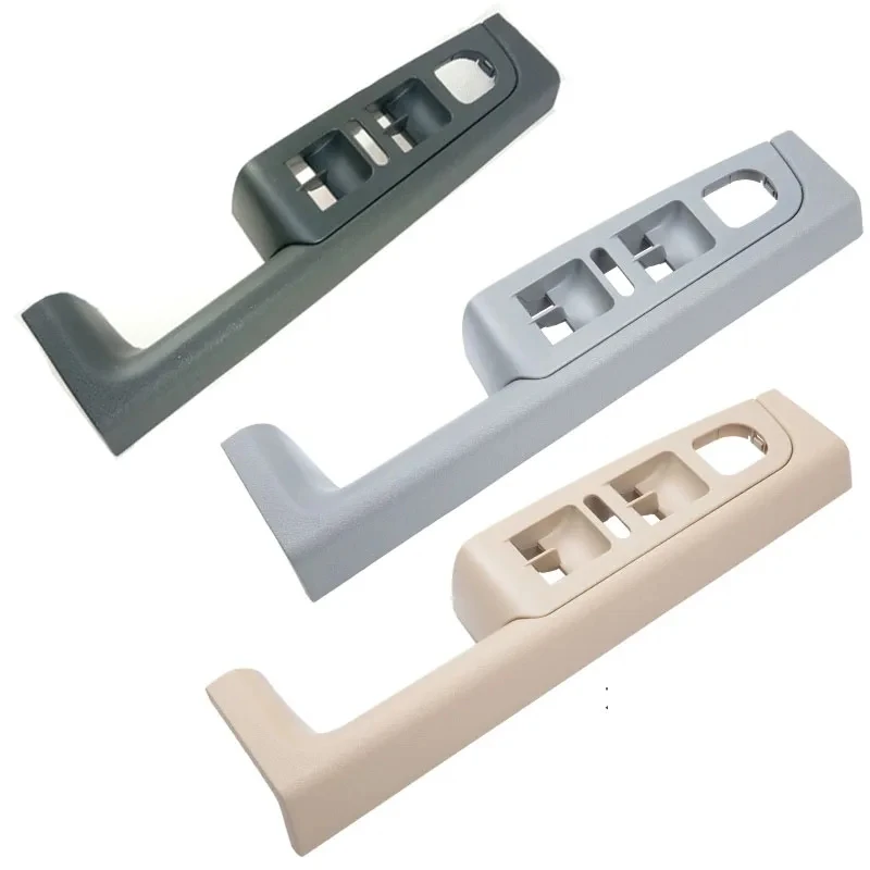 2PCS Beige Gray Black Front Rear Inner Door Handle Armrest Frame Switch Control Panel Trim For Skoda Superb 2008-2013 Universal