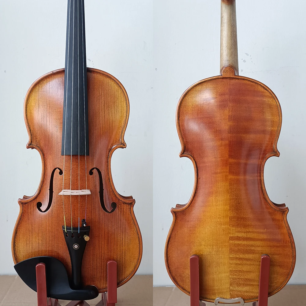 

20 years spruce wood copy Stradivarius 1714 Handmade Violin 4/4 Oily varnish solid wood Violin professional Musical Instruments