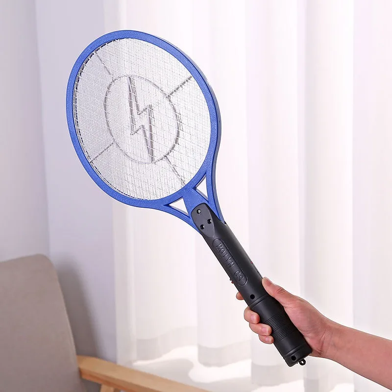 

New Electric Fly Insect Bug Zapper Bat Handheld Insect Fly Swatter Racket Portable Mosquitos Killer Pest Control Bedroom Insects