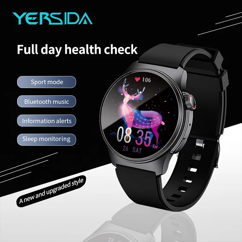 Смарт-часы YERSIDA MS6 с экраном высокого разрешения, Bluetooth 5,4