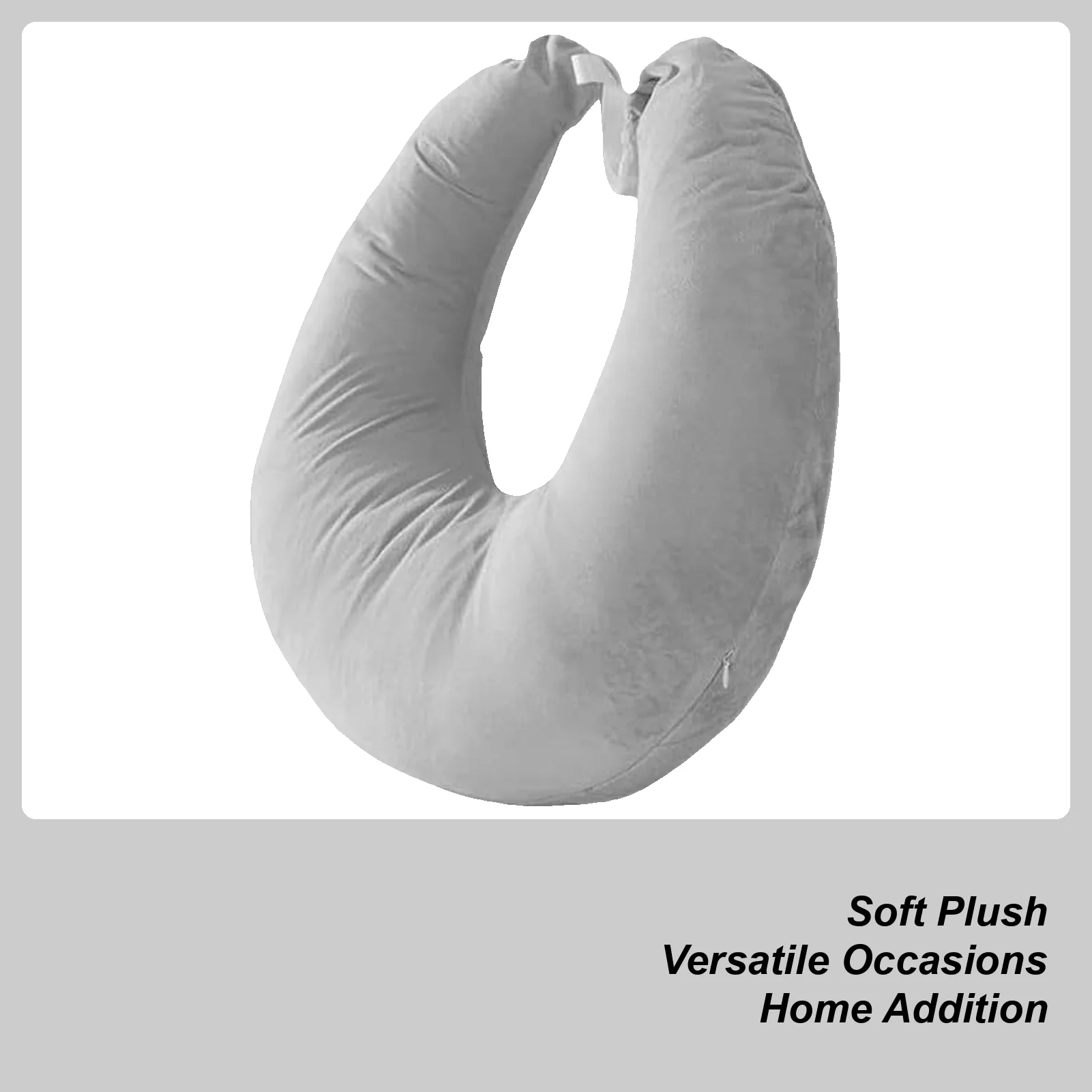 Armrest Pillow Lap Pillow U-Shape Back Cushion for Reading Working Couch Bed Kids Adults Watching TV Crocheting Sofa Chair