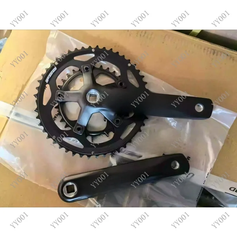 Compact Road Bike Chainset 50/34T 48/32T Crank Arm 170mm Square Taper 10/11Speed