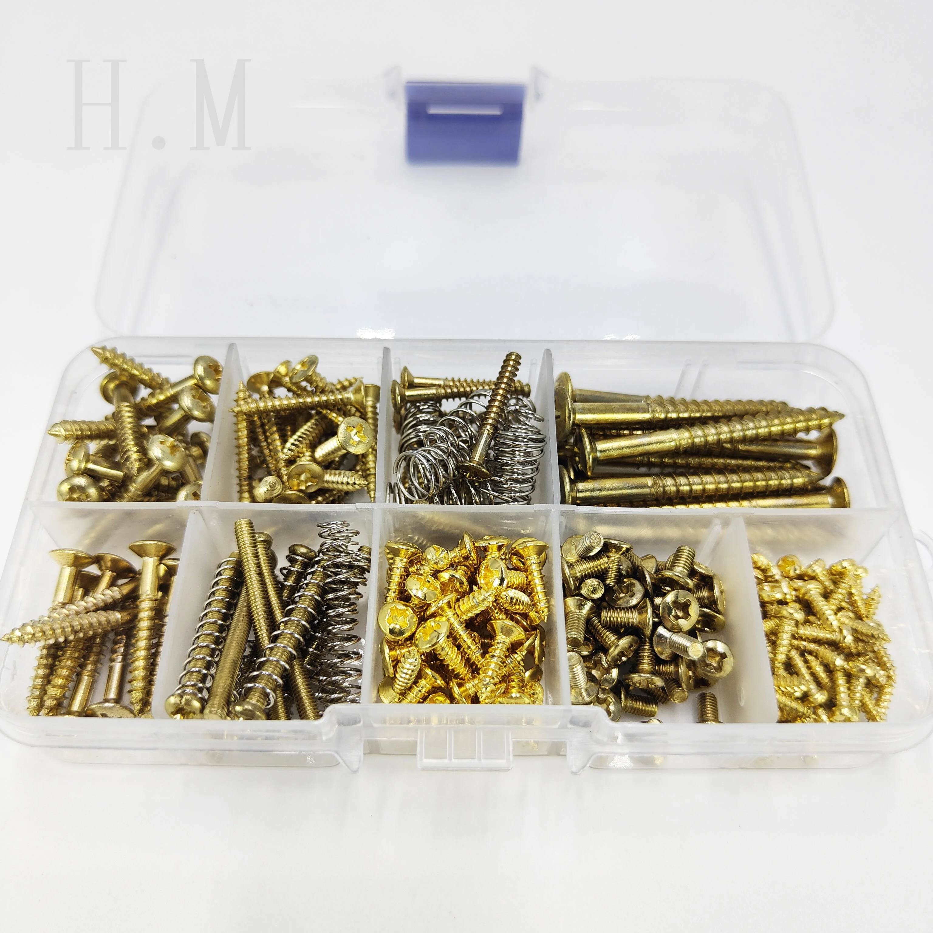 246 unids/set caja de tornillos de guitarra accesorios de Hardware de guitarra tornillos instrumento de cuerda accesorios de guitarra oro plata negro