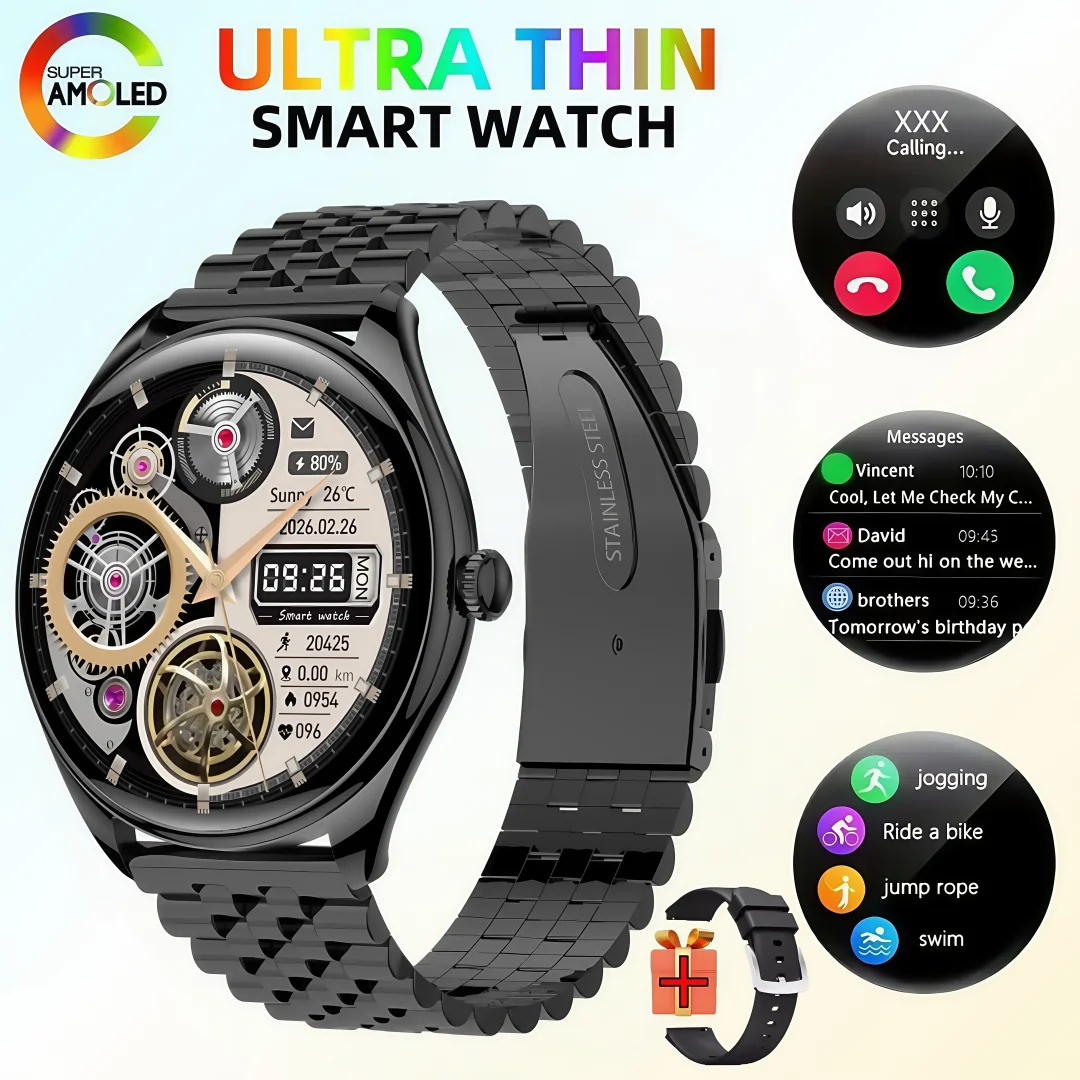 MT55 Smart Watch 1.43 Inch Amo - Outdoor Sport Day 评论和价格