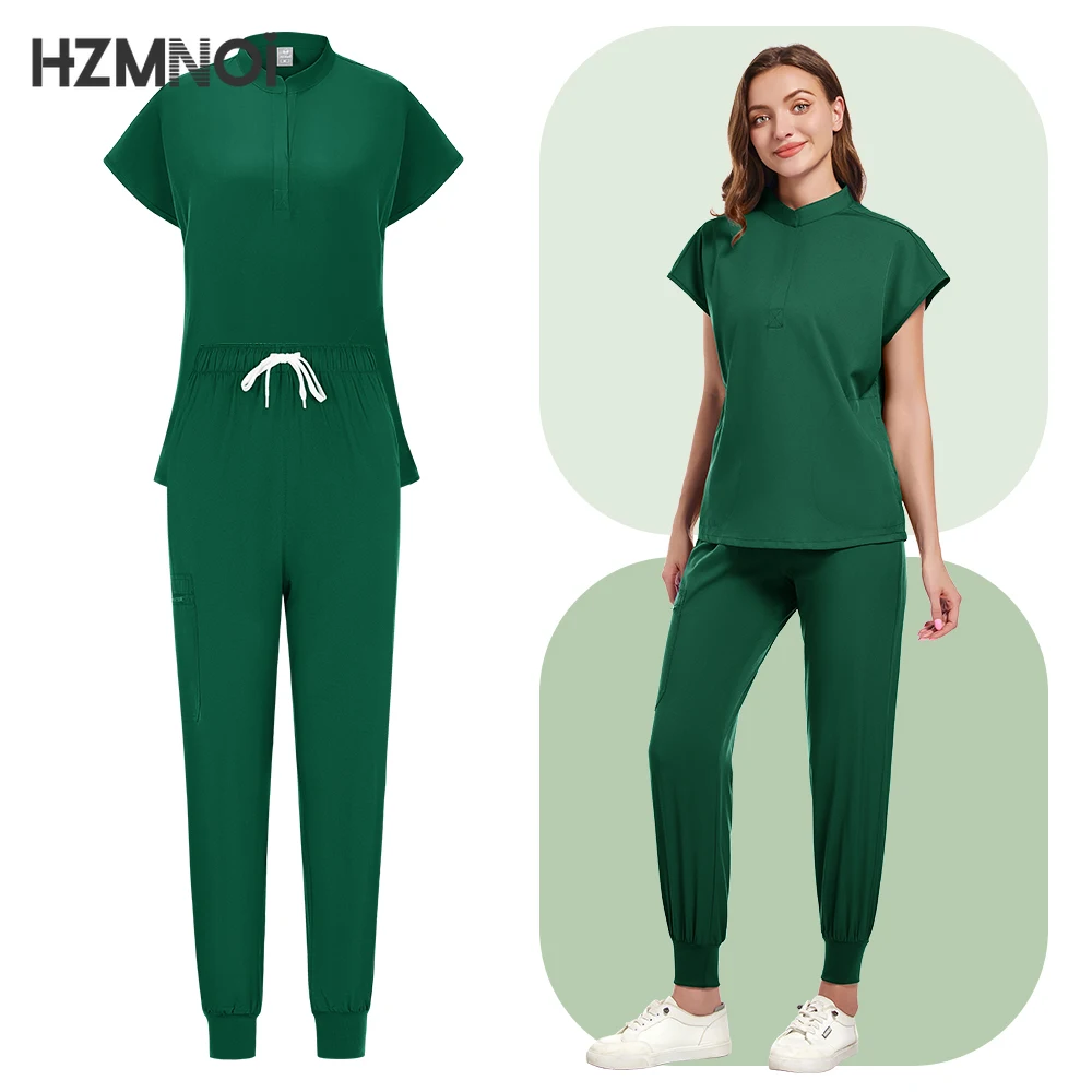 Многоцветная унисекс с короткими рукавами, аптечная униформа медсестры, больничная рабочая одежда для врачей, униформа для стоматологической хирургии полости рта, наборы медицинских скрабов