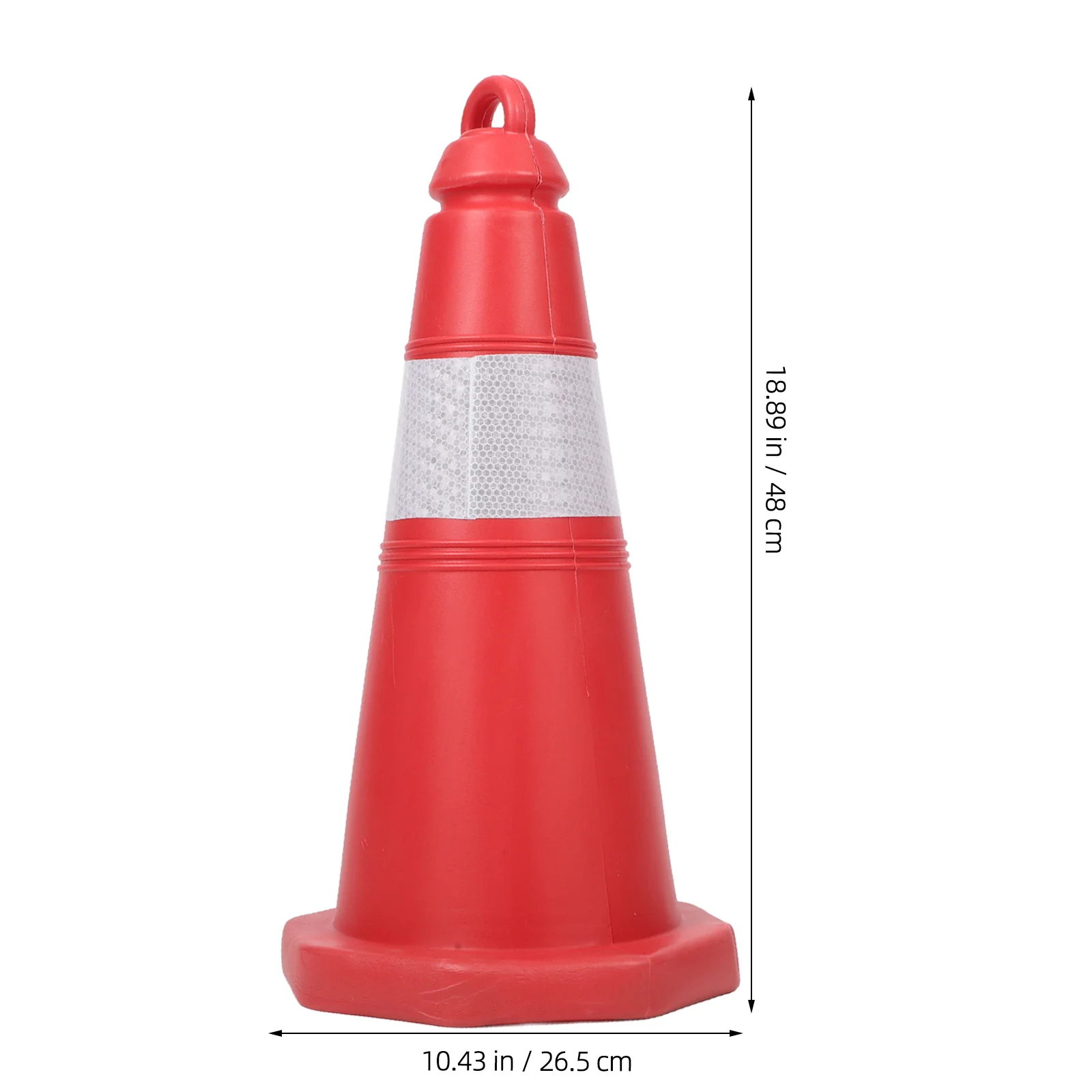 Reflective Road Cone Parking Cones for Drivers Training Plastic Outdoor Traffic Safety Pvc Large